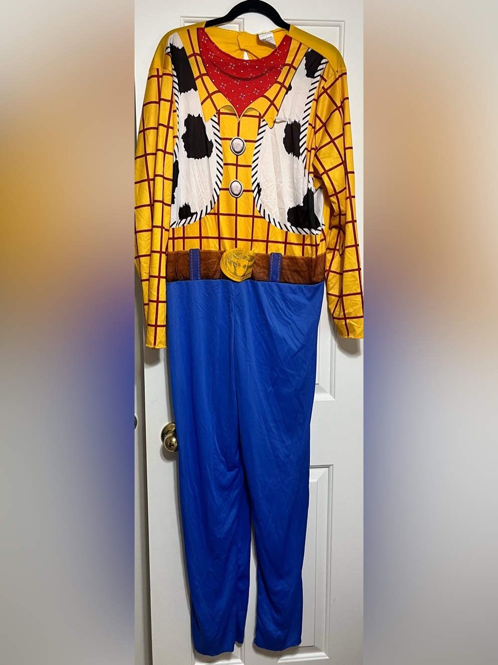 Woody Toy Story Costume Jumpsuit by Disney Pixar size L.